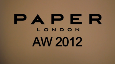 Scott Wilson x PAPER LONDON A/W12 Scott Wilson x PAPER LONDON A/W12